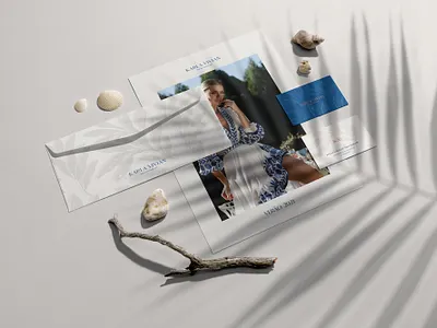 Karla Vivian Beachwear - Rebranding beach branding design fashion fashion brand logotype minimal