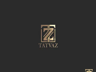 TATVAZ branding design hand lettering icon illustration letter logo logo luxury logo type typography tz tz letter logo vector