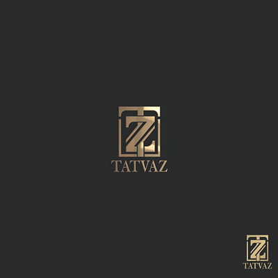 TATVAZ branding design hand lettering icon illustration letter logo logo luxury logo type typography tz tz letter logo vector