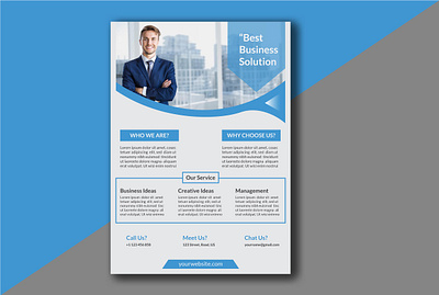 Download Customizable Business Flyer Template For Free ads design branding corporate branding corporate design corporate flyer flyer design illustration poster design social media design vector