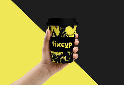 Fixcup Coffee Cup Design cafe logo logo logo design logotype logotype design лого логотип