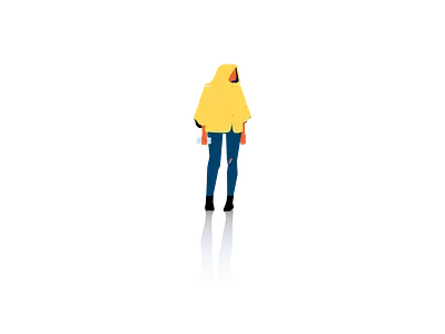 Rainy days app character design illustration illustrator landscape ui vector visual storytelling web