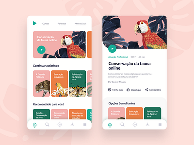 Netflix But Its About Biology 🌿 animals app biology daily ui design figma nature netflix ui ux video