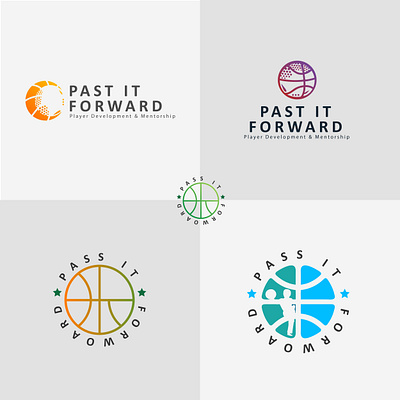 Basketball logo for Child shcool logo design branding business logos crative logo design flat illustrator logo design minimal type vector