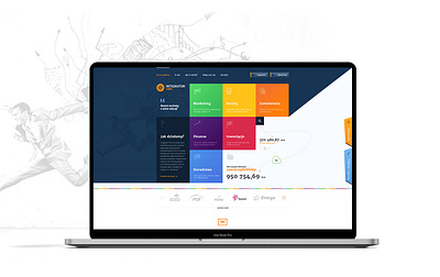 Firm / UI/UX & Development branding clean illustration interface responsive template ui ui ux design ux web design