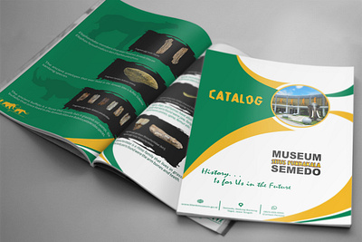 Museum Catalog branding catalog catalog design historic museum template design