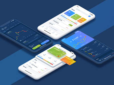 Finance and banking UI Kit app app design appdesign application apps appscreen bank design interface investing investor ios app kit mobile application product design screens ui ui design uidesign uiux