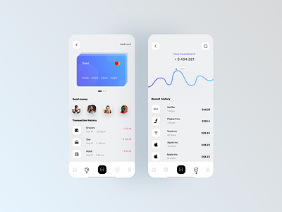 Mobile Banking app ui ui ux ui ux uidesign uiux ux ui uxui