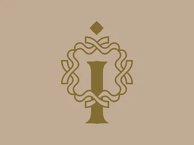 Letter I Logo applique brand branding concept concept art contemporary design elegant furniture furniture store inspiration letter logo logotype mark monogram retro shape symbol vintage