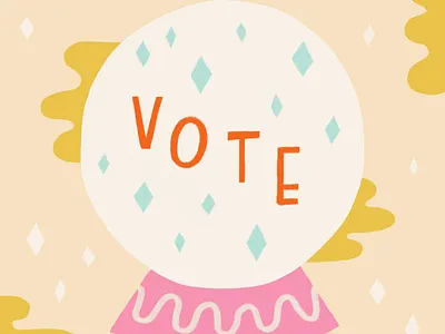 voting magic colorful creative design design handlettering illustration magic procreate type typography vote voting
