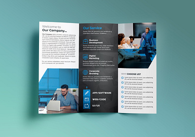 Trifold Brochure Design. bifold brochure brand identity brochure brochure design concept corporate branding corporate business card corporate flyer design trifold brochure