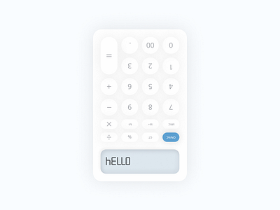 Daily UI - Day 004 calculator dailyui design figma ui