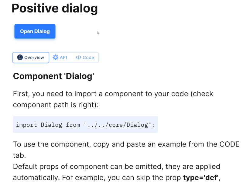 Figma UI kit React components — Success green dialog app css design system dialog figma html kit material modal positive react success templates ui