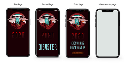 UI/UX design - The Year Of Disaster adobe xd app application design figma illustration ui ui design ux ux design