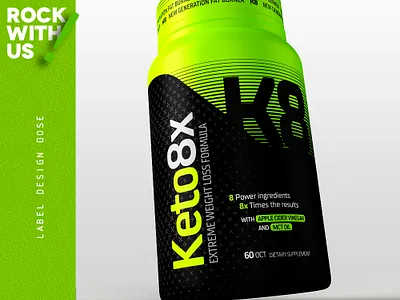 Keto arquimedia label design 3dimages arquimediastudios design graficdesign inspiringdesign label logo packaging sports supplements