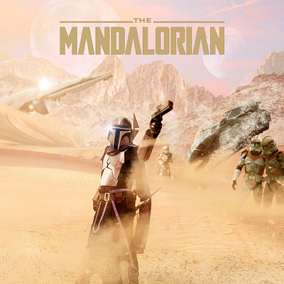 The Mandalorian - Concept art adobe photoshop adobephotoshop concept art photo composite photo composition photo manipulation