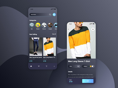 E Commerce App Dark Version alifemu e commerce e commerce app e commerce app concept e commerce mobile app ecommerce fashion fashion app ios app mobile app online shop online shopping ui ui design