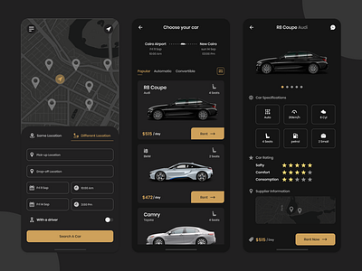 Car rental app app car car rent car rental app design product design rental ui uidesign uiux uiuxdesign ux uxdesign