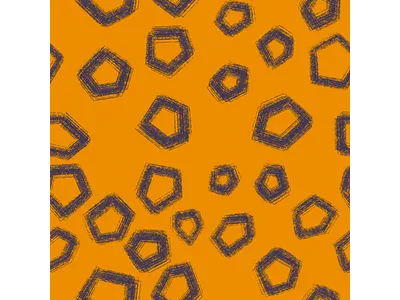 Pentagon Pattern art background blue design digital digitalart drawing illustration mustard navy seamless shapes surface art wallpaper yellow