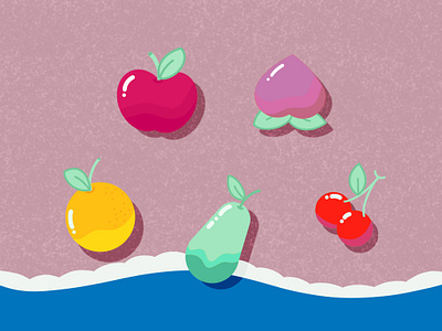 Daily UI 028 - Illustration animal crossing daily ui daily ui challenge design fan art flat fruit fruits game art game design illustration interface ui ui design vector