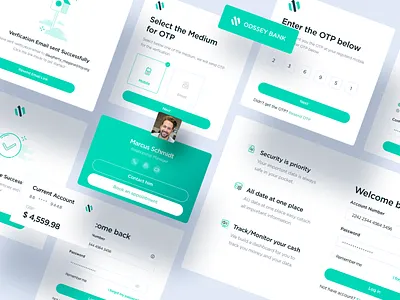 Login Concept cards components element emptystate login login form onboarding otp password register form ui ux