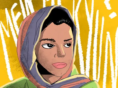 Kashaf "Why Always Me?" animation design flat girl girl illustration gulzaar hai hum tv illustration muslim pakistan pakistani vector zindagi zindagi gulzaar hai