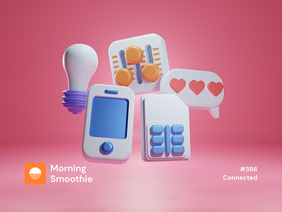 Connected 3d 3d art blender blender3d diorama icon icon design icon set iconography icons illustration isometric isometric design isometric illustration low poly
