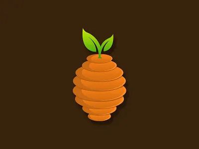 honeycomb design gradien graphic design honey honeybee modern vector vectors