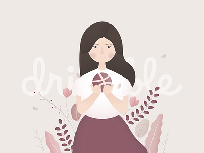Hello Dribbble debut shot design dribbble first post hello dribbble illustration