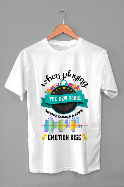 Music lover t shirt design