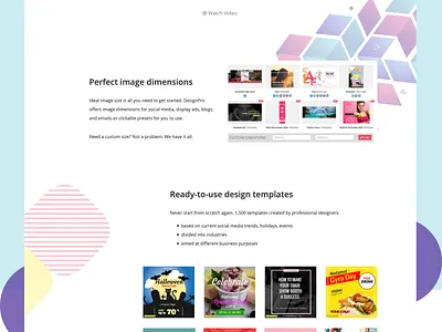 Landing page - graphic design tool for non-designers landing page landing page design web app design web application design web design website website design website design company website designing