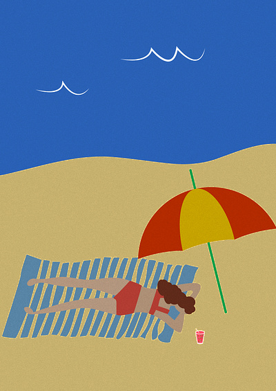 Chiller beach chiller chilln design drawing illustrator