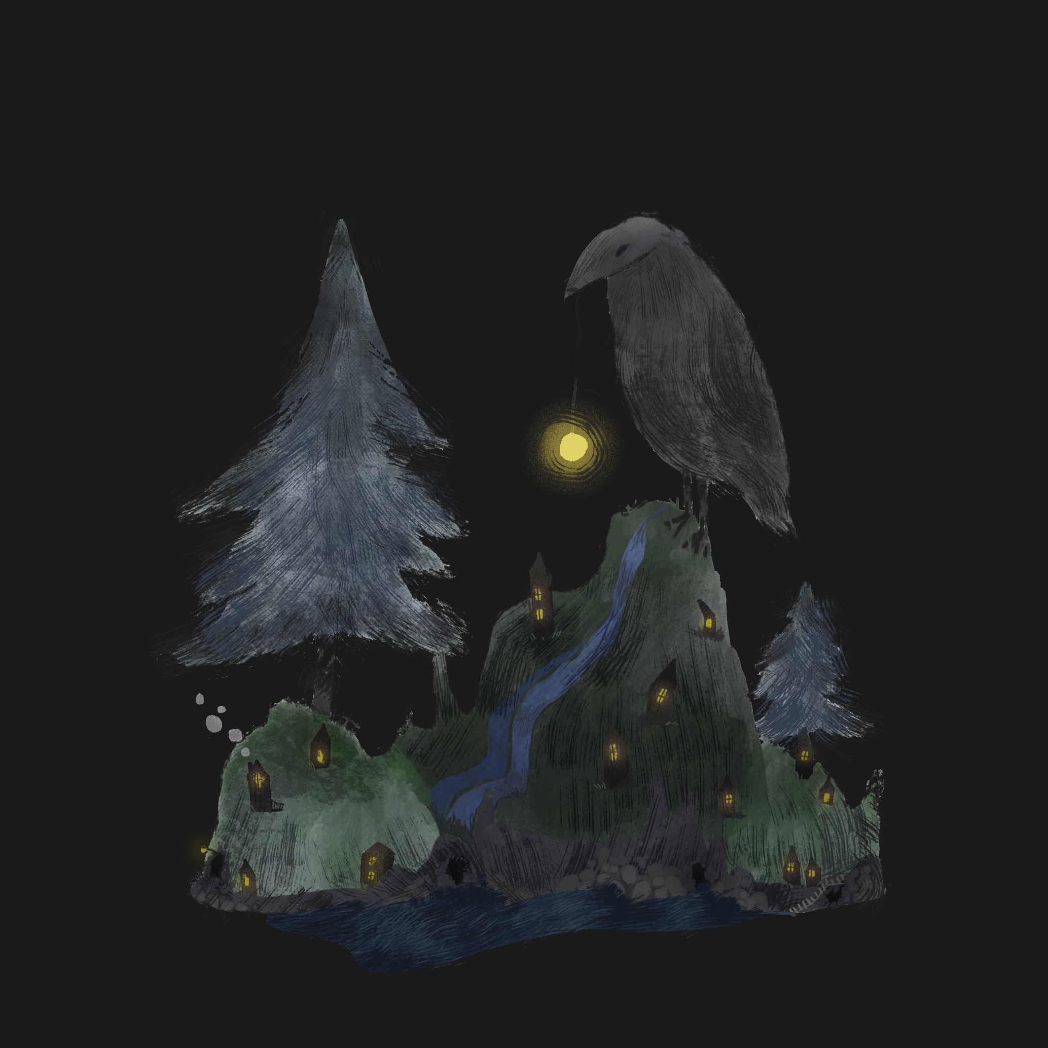 Example of have a nice dream, my lil city, i'll keep an eye on you