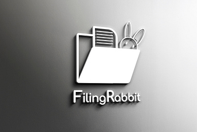 filingrabbit logo branding design flat google illustration illustrator logo logo design logotype ui vector web design