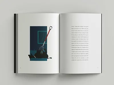 The Curious Incident of the Dog in the Night Time book book layout book layout design dog flat illustration graphic design illustration illustrator layout pitchfork typography