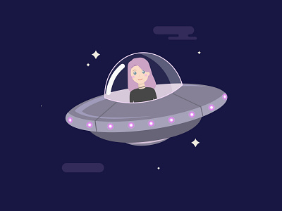 Space Illustration branding design flat flatdesign illustration space vector