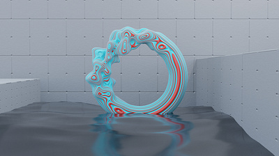Torus Abstract blender design illustration