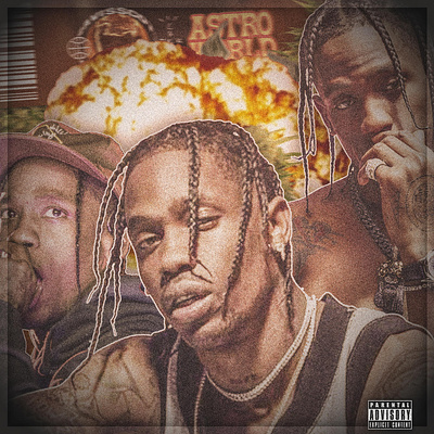 Travis Scott - COVER ART cover art cover design rapper trap travis scott