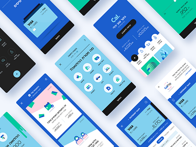 Cal App app branding design flat ronen cohen ui ux vector web website