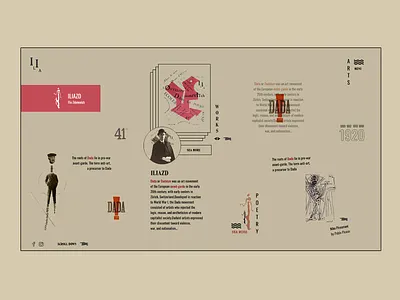 DADA colorful dada dadaism design iliazd ilo chani ui web concept web design webdesign website