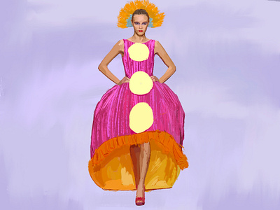 Agatha Ruiz de la Prada art artist artwork character design drawing fashion fashion design fashion illustration girl illustration illustrator procreate runway