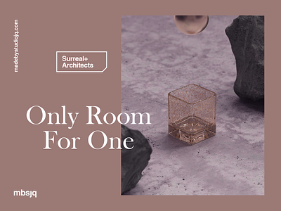 Room For One 3d animation art c4d cinema 4d cinema4d design houdini illustration modernart motion motion design motiongraphics relax satisfying typography