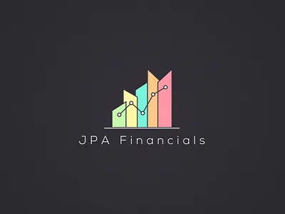 JPA Financials 3d art branding character clean concept creative design flat graphic design icon illustration logodesign minimal minimalism minimalist signature vector