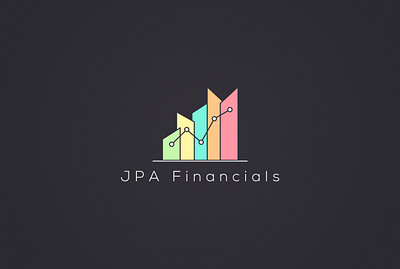 JPA Financials 3d art branding character clean concept creative design flat graphic design icon illustration logodesign minimal minimalism minimalist signature vector