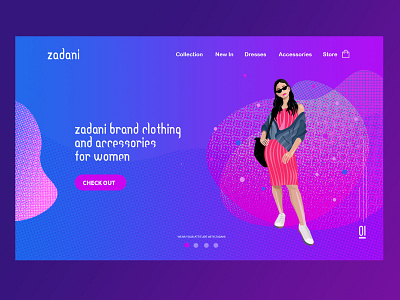 Website UI/UX Design for Fashion branding design graphic design home screen homepage design illustration landing page landing page design ui ux web design webdesign website website design