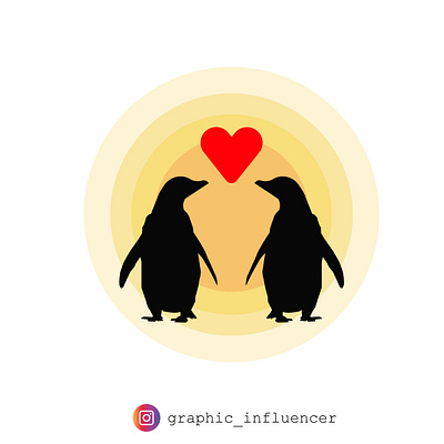 Love animation art branding design flat graphic design illustration illustrator love minimal penguin people vector