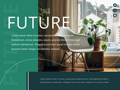 Future design dribbble facebook future illustration instagram logo lorem ipsum minimal photo typography ui vector