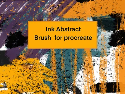 Ink abstract brush for procreate procreate brush