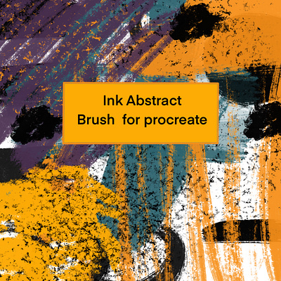 Ink abstract brush for procreate procreate brush