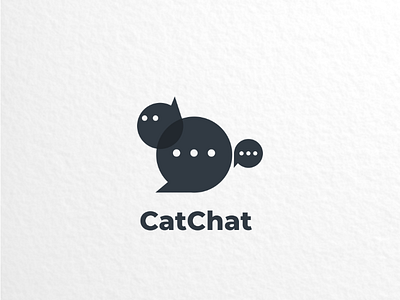 Catchat animal app bran branding cat chat creativelogo design doublemeaning logo logodesigner logodesigns logoinspiration